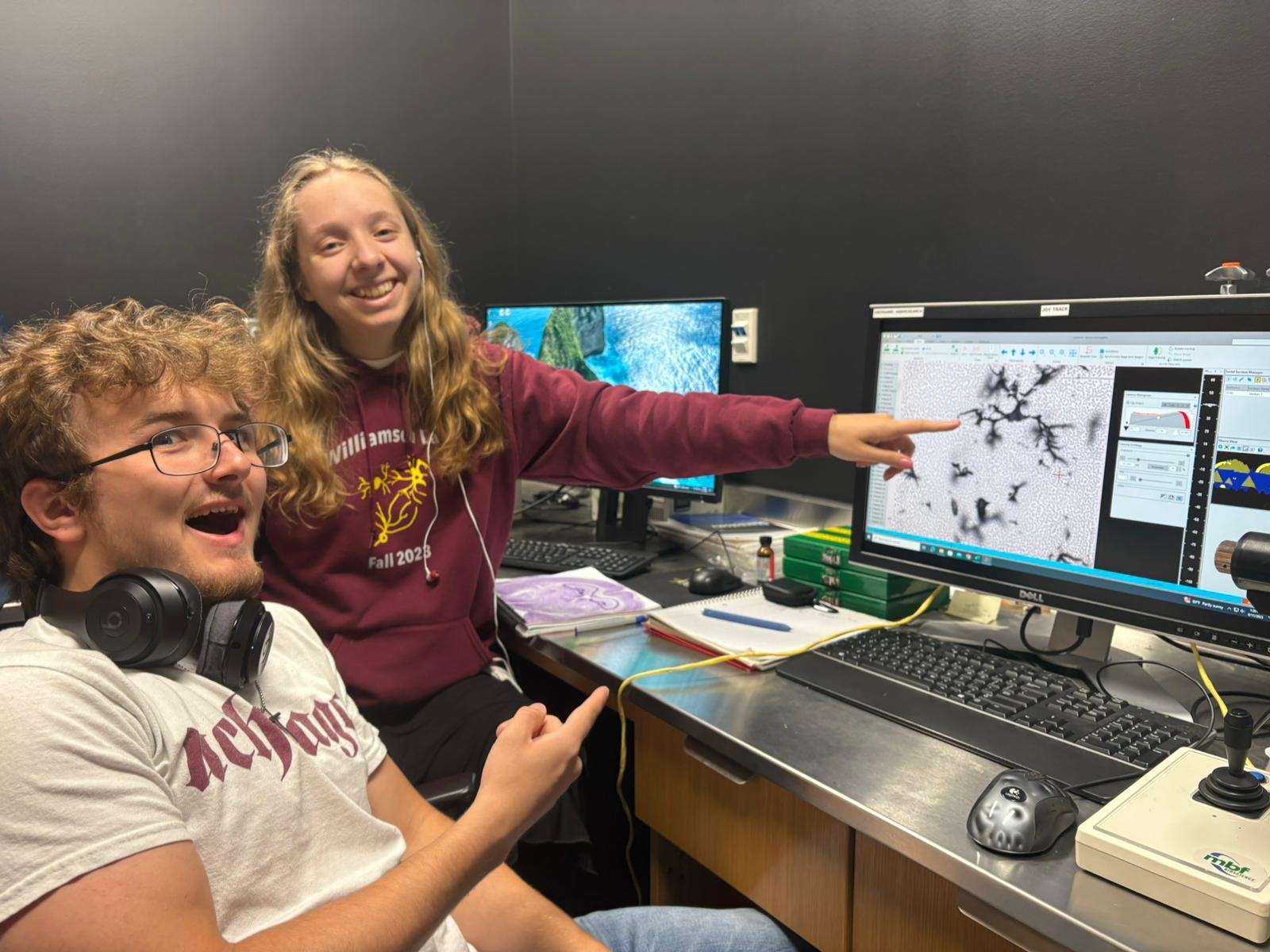 Students Counting Microglia