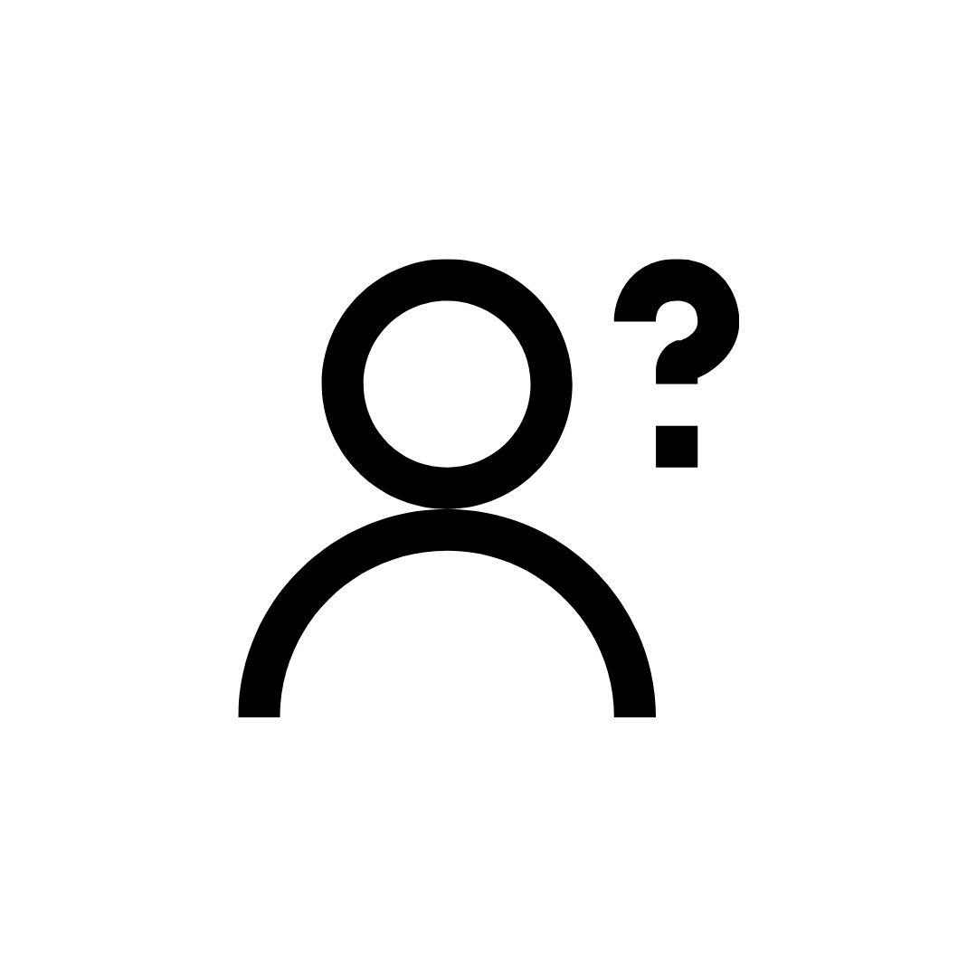 Clipart person with question mark