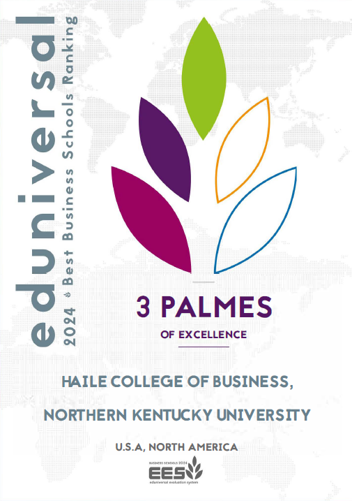 NKU Haile College of Business Three Palmes logo provided by Eduniversal.